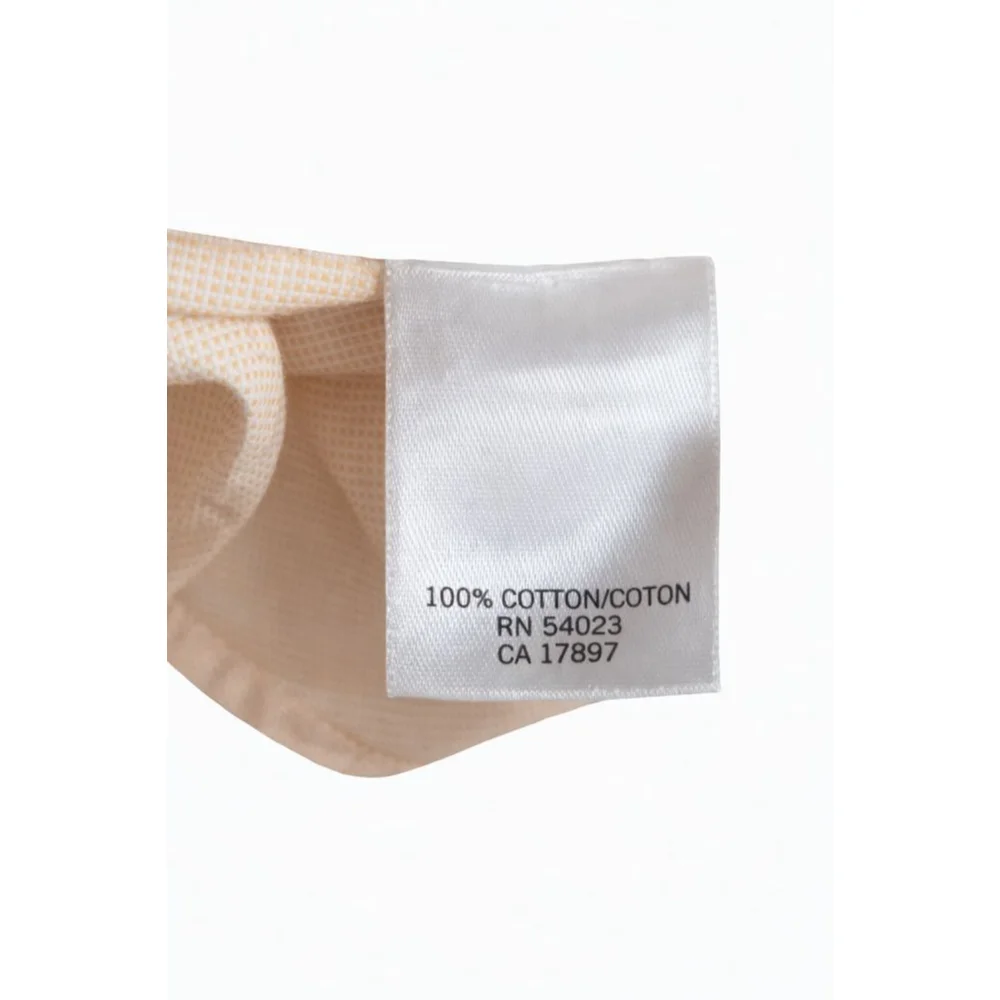Banana Republic Non-Iron Slim Fit Dress Shirt XXL 18-18.5 36 Peach Cotton